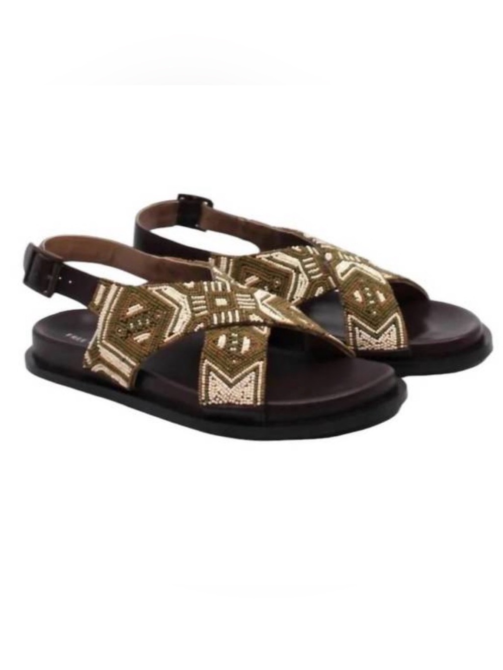 Free People Mali Beaded Slingback Sandal